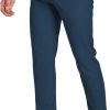 Men's Golf Pants Stretch Lightweight Waist Elastic Work Business Dress Pants with 4 Pockets