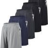 Athletic Shorts for Men with Pockets and Elastic Waistband Quick Dry Activewear