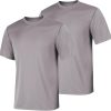 Men's Performance T-Shirt, Moisture-Wicking Short Sleeve Tee, 40+ UPF Protection, 2 Or 5 Pack