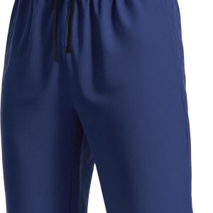 Men's Athletic Shorts 9'' Quick Dry Workout Running Shorts Lightweight Sports Gym Basketball Shorts with Pockets