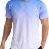 Men's Athletic T-Shirt Performance Gym Shirt Quick Dry Moisture Wicking Running Workout Short Sleeve Tops